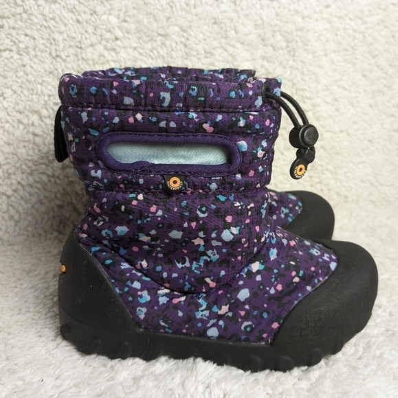 Bogs Kids' Purple Multi-Color Snow Boots - Picture 3 of 8